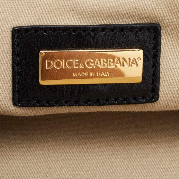 Pre Owned Dolce & Gabbana Brown Leopard Print Calfhair and Leather Frame Satchel