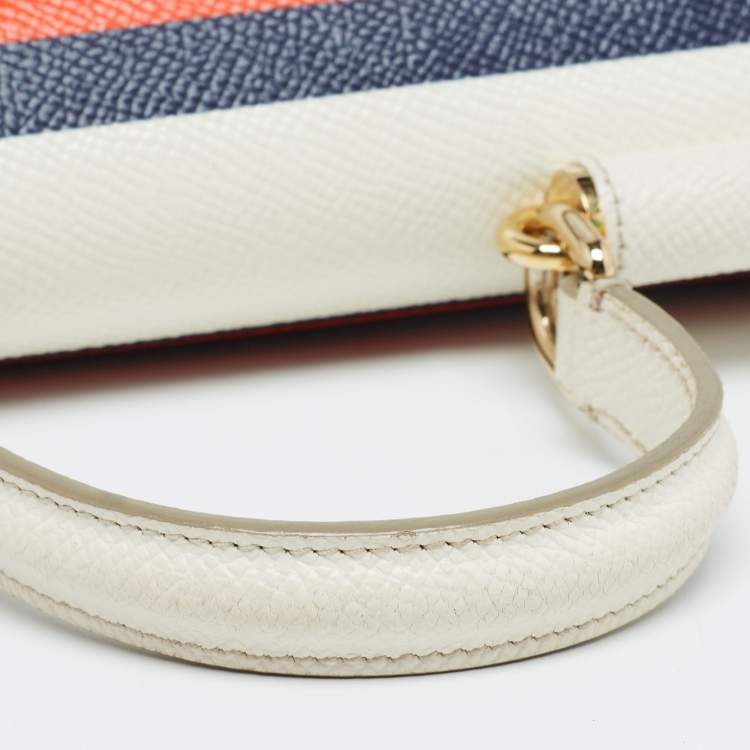Pre Owned Dolce & Gabbana Multicolor Leather Sicily Wallet on Chain