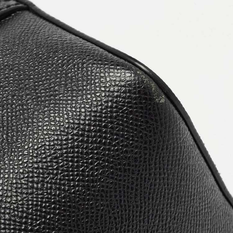 Pre Owned Dolce & Gabbana Black Leather Miss Escape Shopper Tote