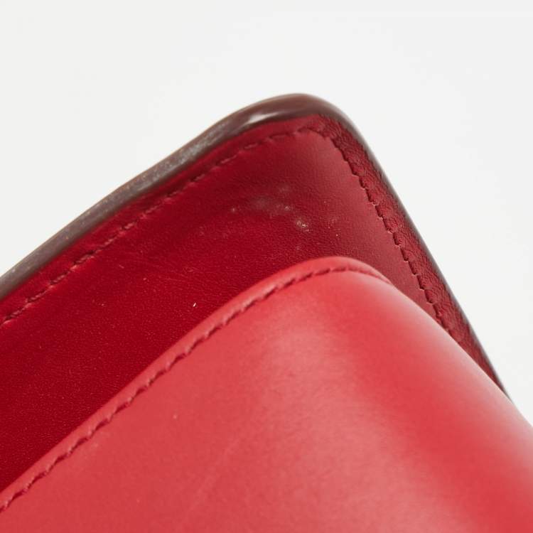مملوكة مسبقًا Dolce & Gabbana Red Leather DG Amore Top Handle Bag