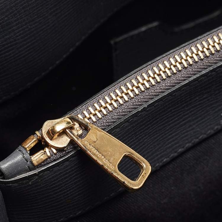 Pre Owned Dolce & Gabbana Tricolor Lizard Embossed Leather and Snakeskin Tote