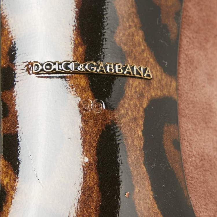Pre Owned Dolce & Gabbana Brown Suede Pointed Toe Pumps Size 39
