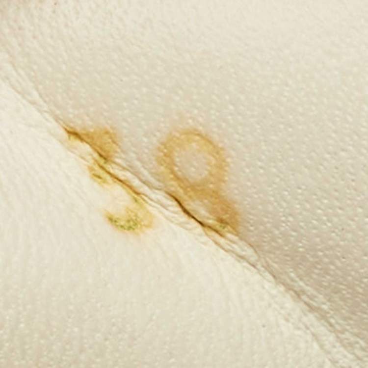 Pre Owned Dolce & Gabbana White Leather Pearl Embellished Portofino Sneakers Size 38