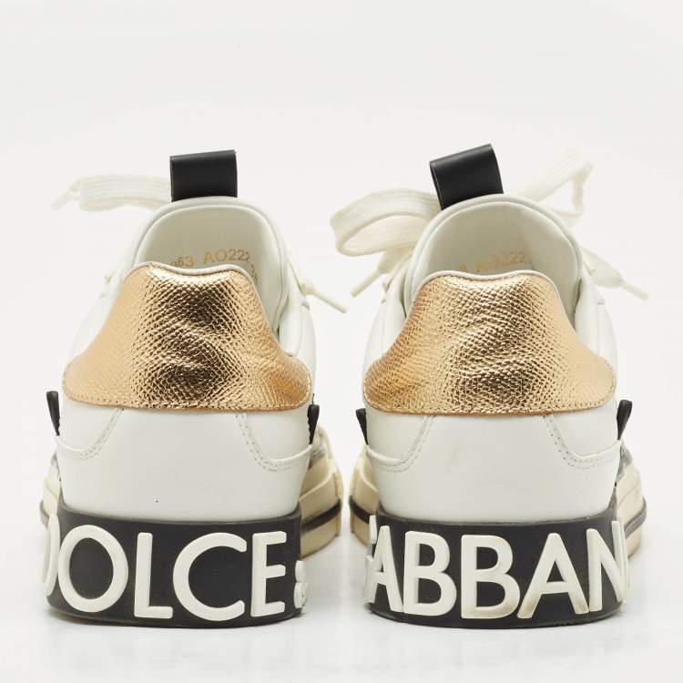 Pre Owned Dolce & Gabbana Multicolor Leather and Suede Custom 2.Zero Sneakers Size 38
