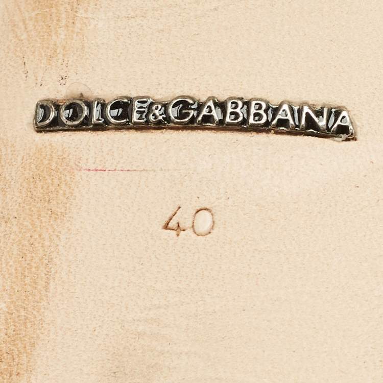Pre Owned Dolce & Gabbana Navy Blue Lizard Embossed Leather Bellucci Crystal Embellished Pumps Size 40