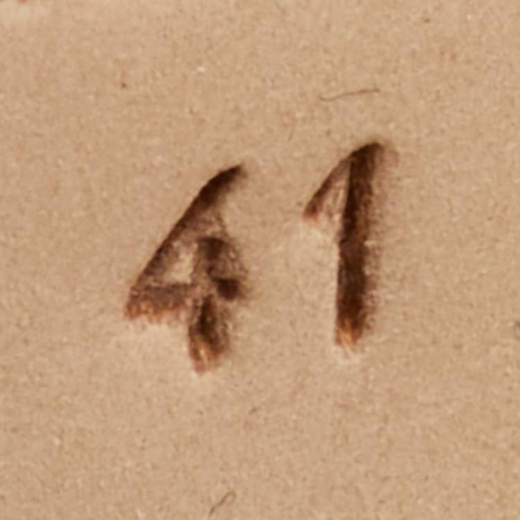 Pre Owned Dolce & Gabbana Silver Leather Embellished Block Heel Ankle Strap Sandals Size 41