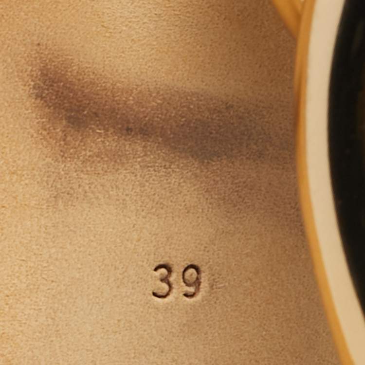 Pre Owned Dolce & Gabbana Red Patent Leather Keira Ankle Strap Sandals Size 39