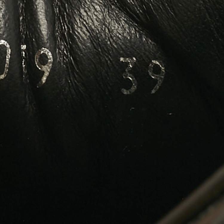 Pre Owned Dolce & Gabbana Multicolor Leopard Print Canvas and Suede Lace Up Sneakers Size 39