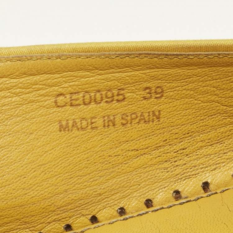 Pre Owned Dolce & Gabbana Multicolor Printed Canvas Espadrille Flats Size 39