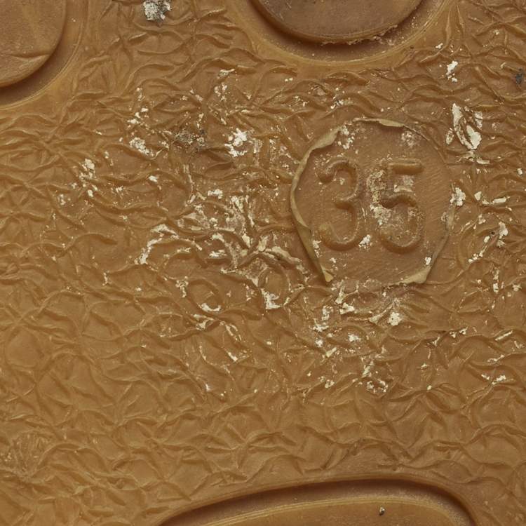 Pre Owned Dolce & Gabbana Majolica Size 35 Multicolor Canvas Espadrille Flats