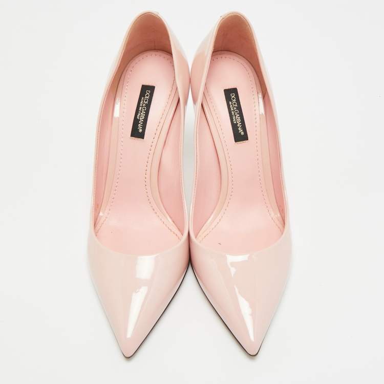 مملوكة مسبقًا Dolce & Gabbana Size 36 Pink Patent Leather Pumps