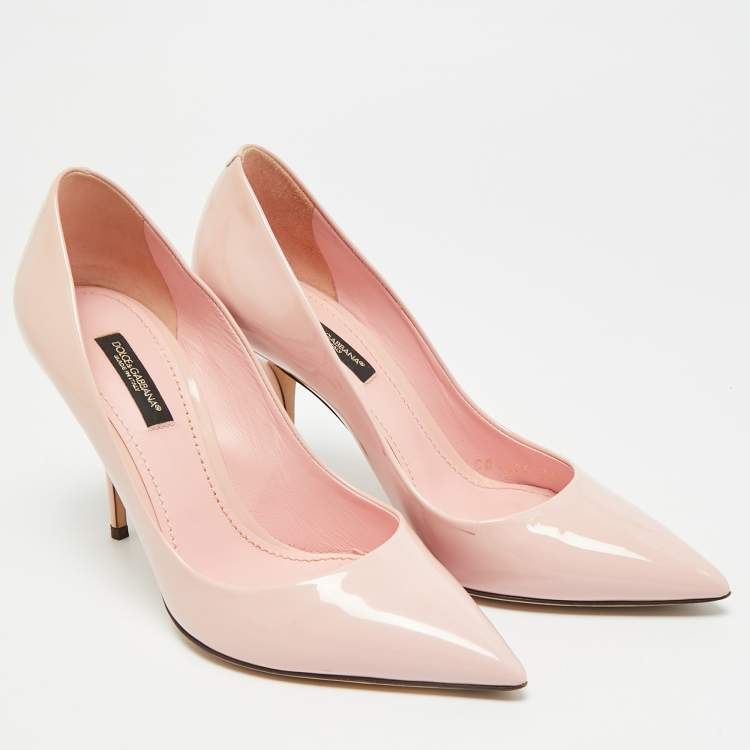 مملوكة مسبقًا Dolce & Gabbana Size 36 Pink Patent Leather Pumps