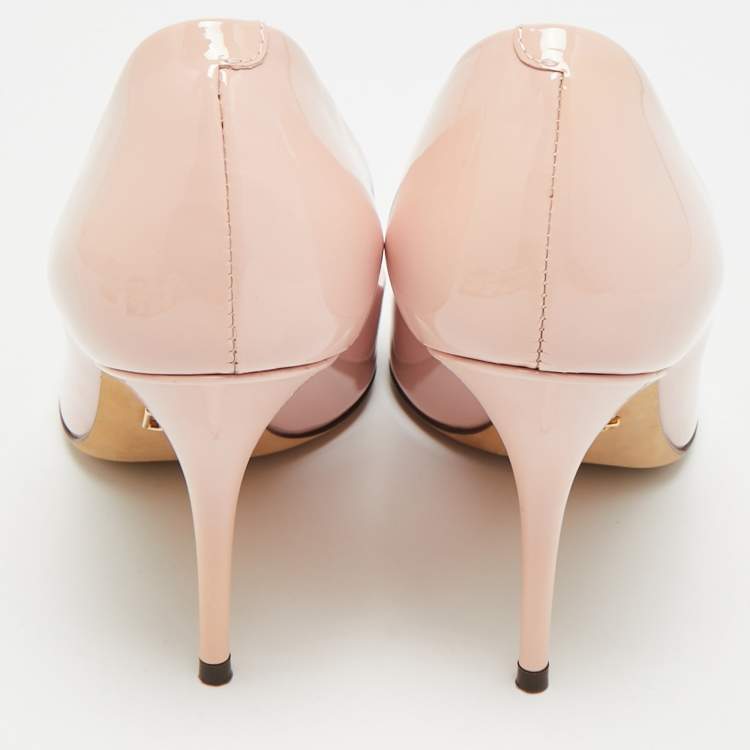 مملوكة مسبقًا Dolce & Gabbana Size 36 Pink Patent Leather Pumps