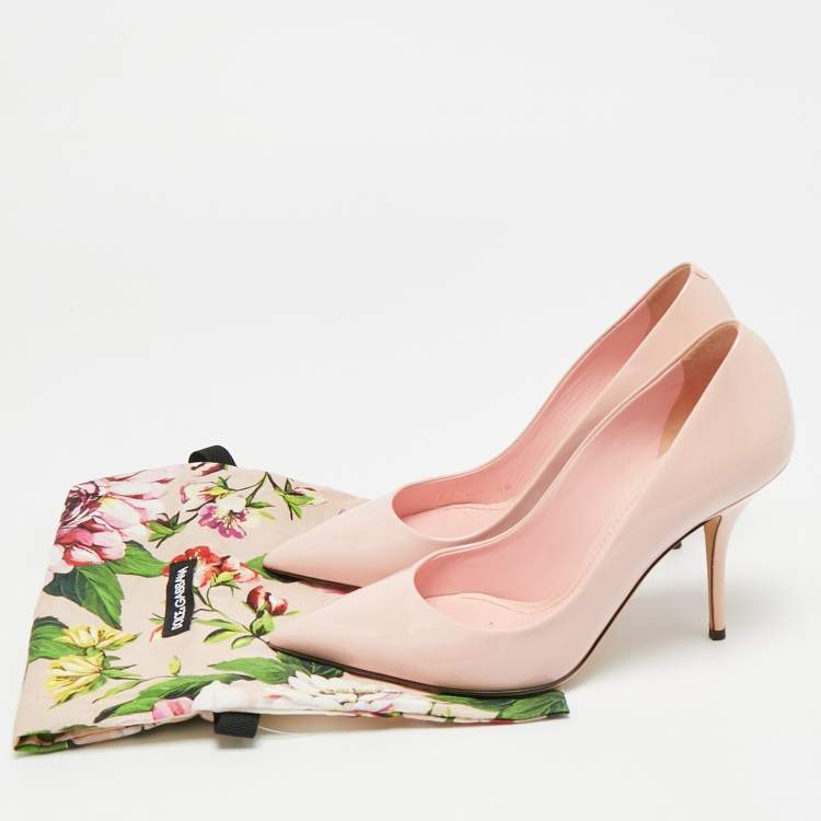 مملوكة مسبقًا Dolce & Gabbana Size 36 Pink Patent Leather Pumps