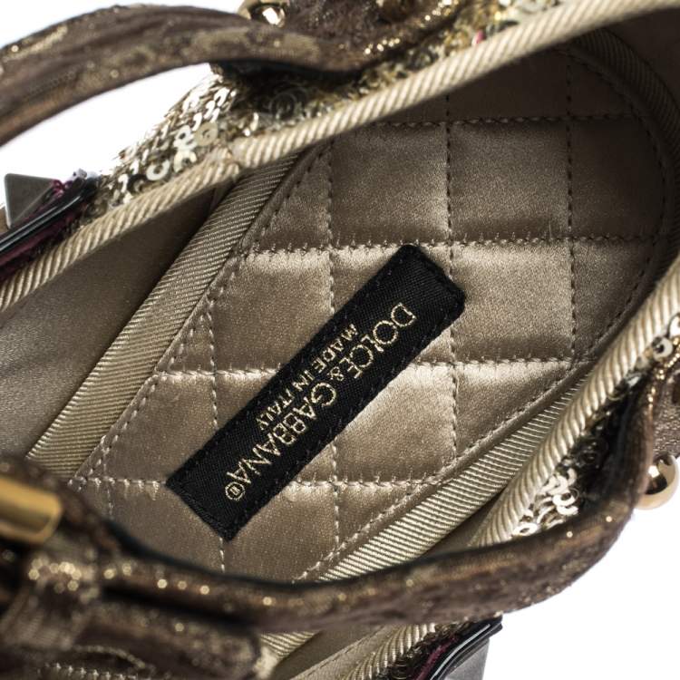 Pre Owned Dolce & Gabbana Multicolor Mixed Media Crystal Embellished Mary Jane Pumps Size 37