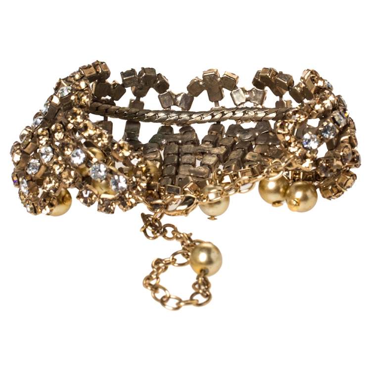 Pre Owned Dolce & Gabbana Beige Satin Crystal Embellished Ankle Strap Sandals Size 36
