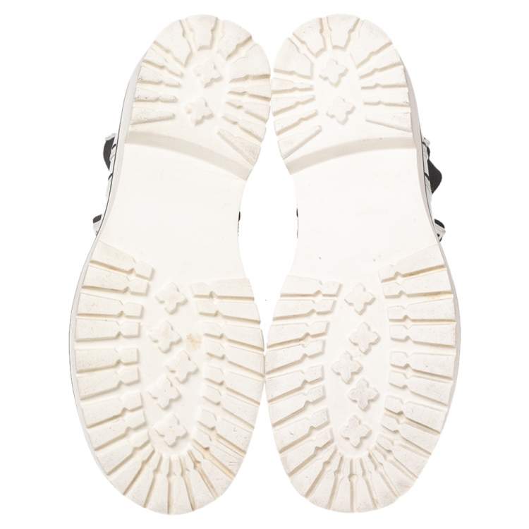 Pre Owned Dolce & Gabbana White Leather Ankle Boots Size 39