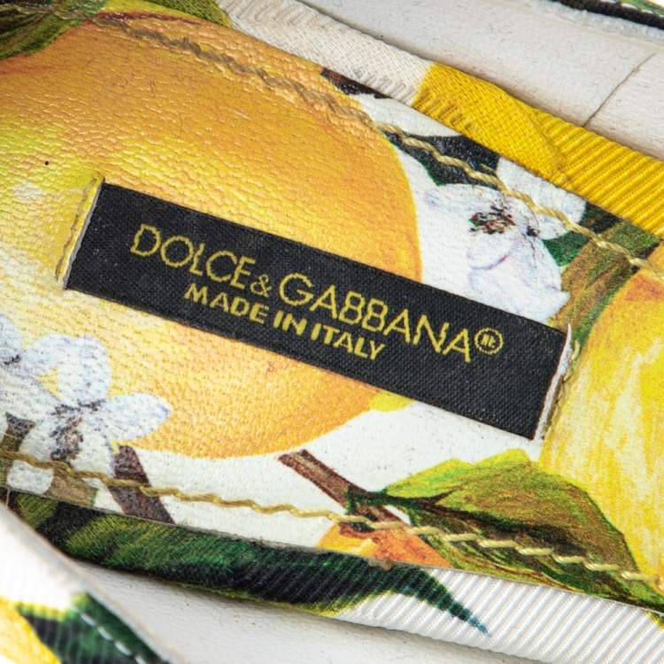 Pre Owned Dolce & Gabbana Multicolor Floral Print Brocade Fabric Crystal Embellished Pumps Size 39
