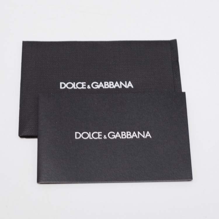 Pre Owned Dolce & Gabbana Brown Leopard Print Leather Flat Slides Size 37