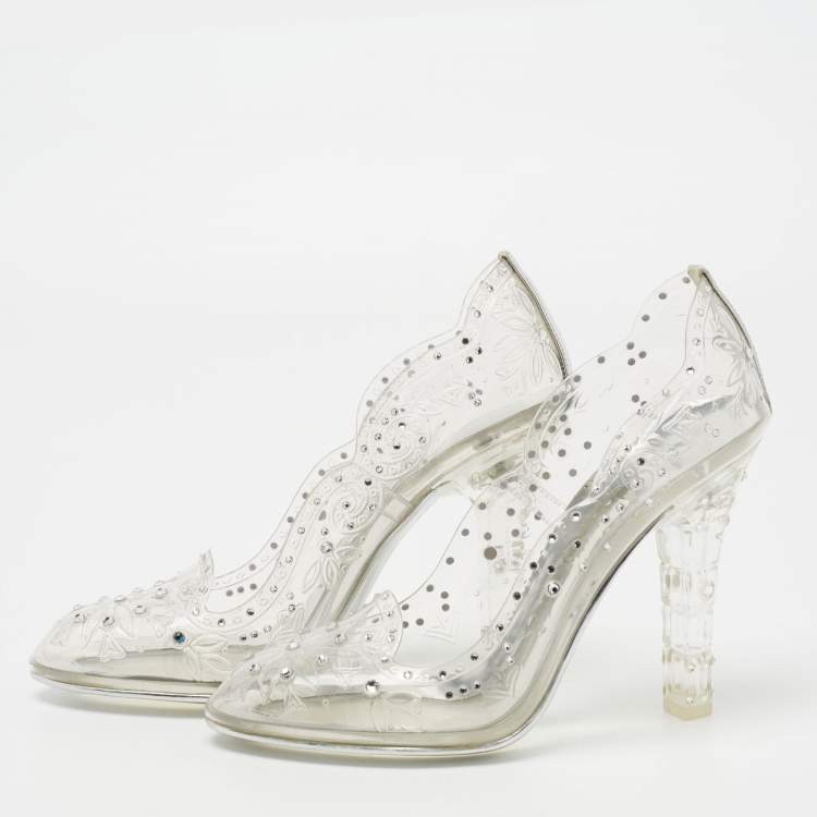 Dolce and gabbana transparent hot sale shoes