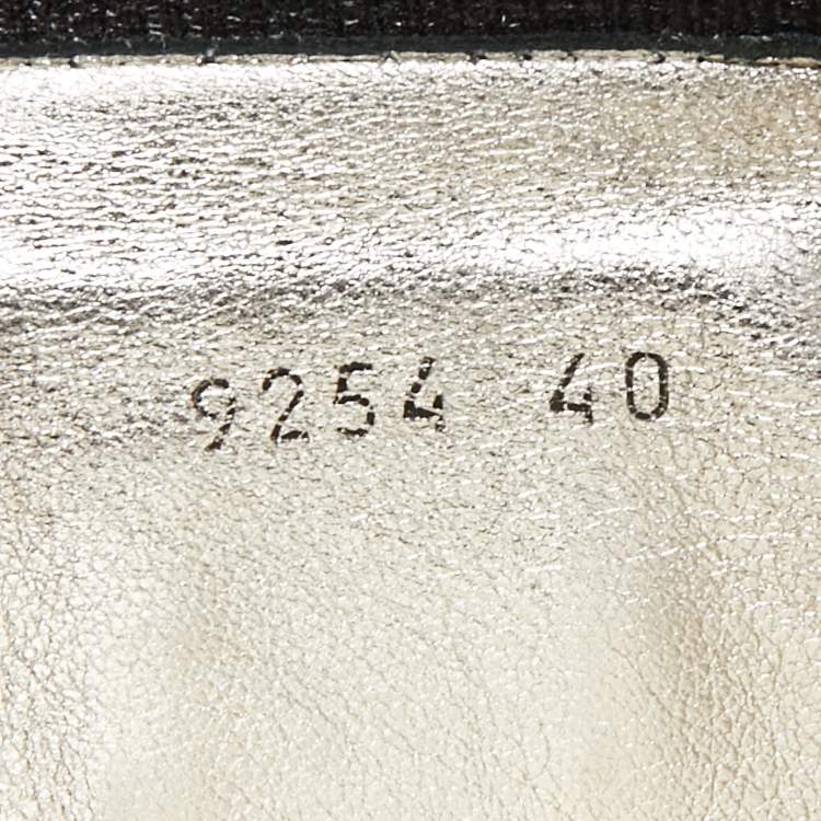 Pre Owned Dolce & Gabbana Black/Grey Rubber and Suede Knee Length Boots Size 40