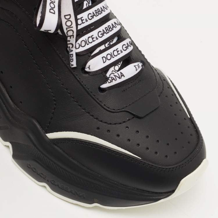 Pre Owned Dolce & Gabbana Black And White Daymaster Sneakers Size 36