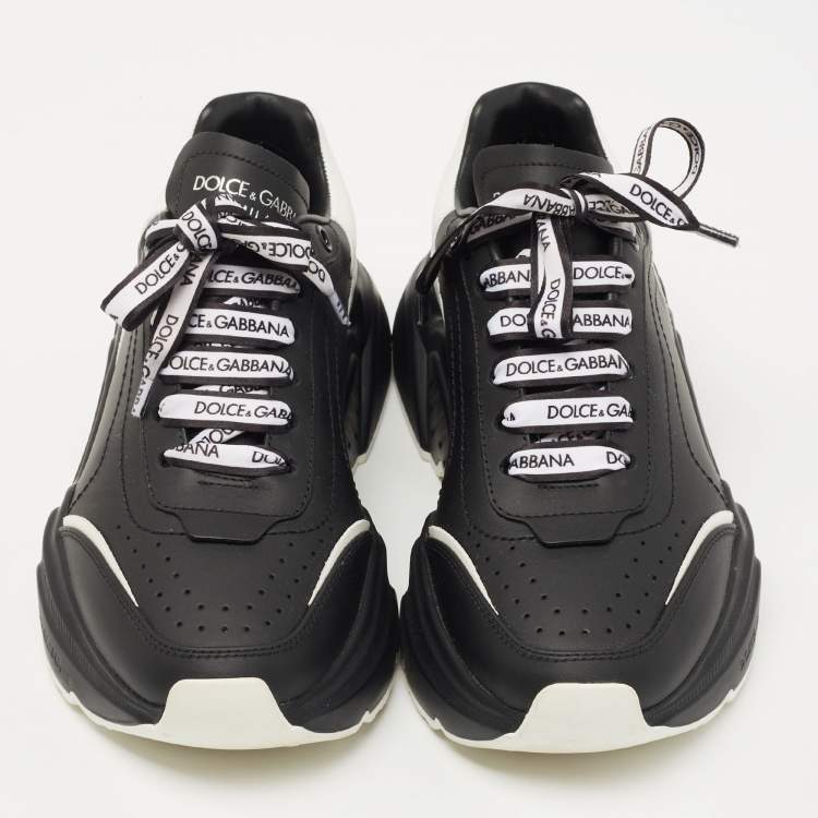 Pre Owned Dolce & Gabbana Black And White Daymaster Sneakers Size 36