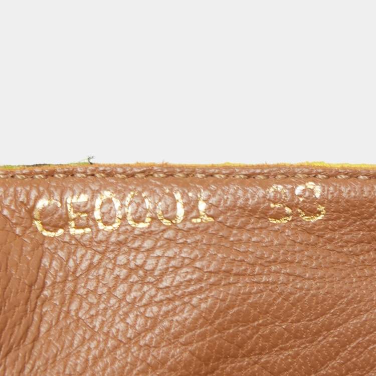 Pre Owned Dolce & Gabbana Multicolor Lurex Fabric Espadrilles Size 38