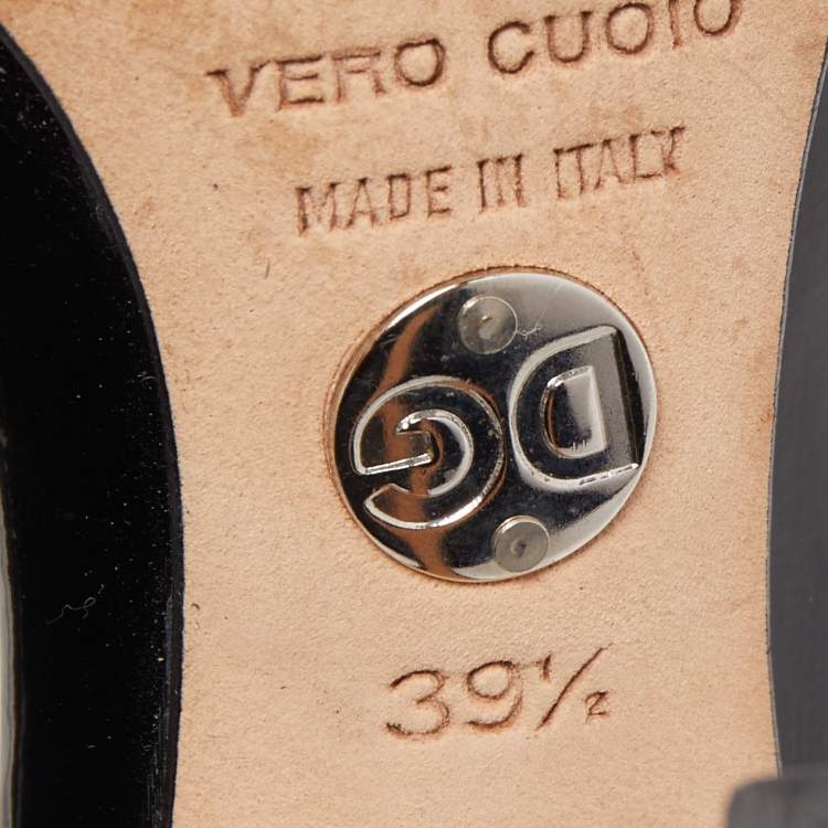 Pre Owned Dolce & Gabbana Tricolour Leather Strappy Sandals Size 39.5