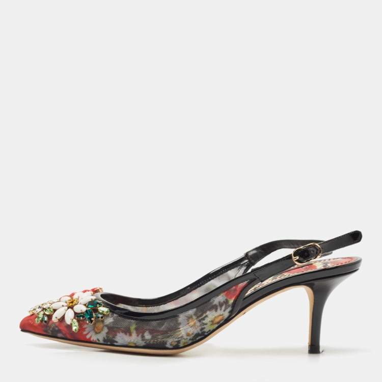Polished calfskin pumps in Black for Women | Dolce&Gabbana®