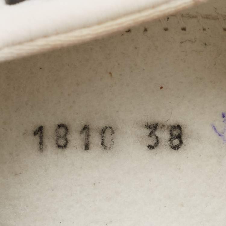 Pre Owned Dolce & Gabbana Multicolor Suede and Fabric Miami Ns1 Low Top Sneakers Size 38