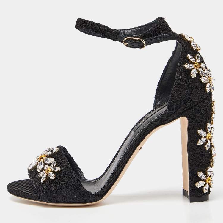 dolce and gabbana block heels