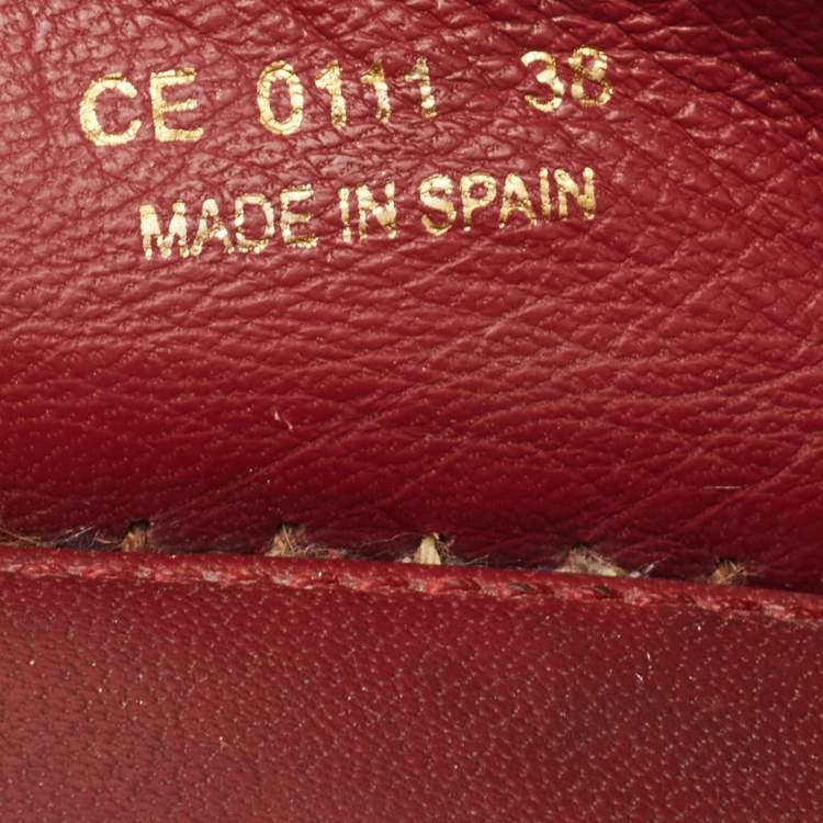 Pre Owned Dolce & Gabbana Multicolor Canvas Espadrille Flats Size 38