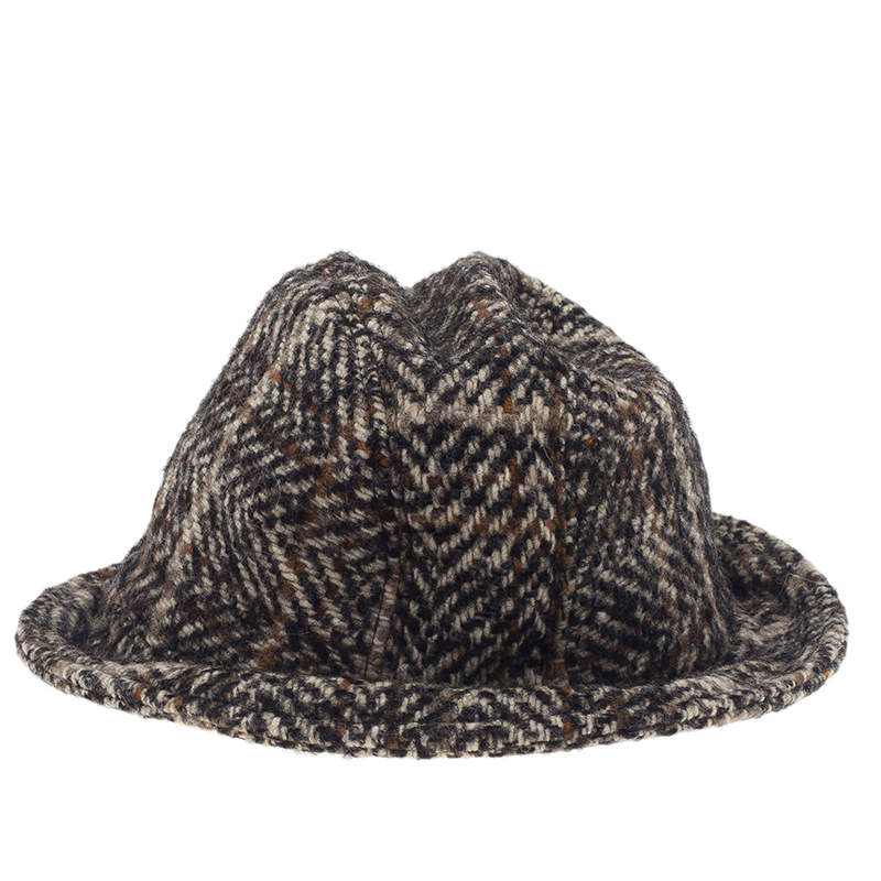 Pre Owned Dolce & Gabbana Brown Wool Fedora Size 56