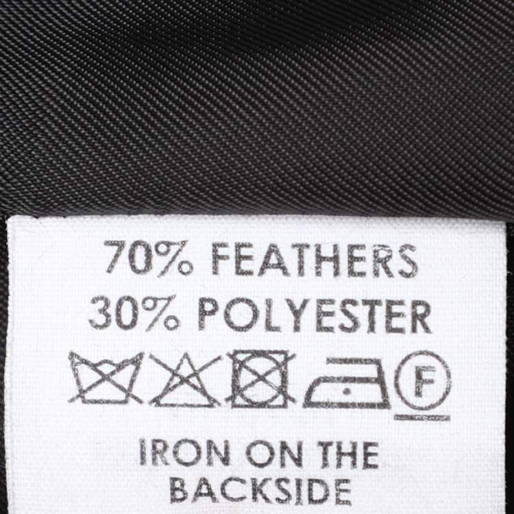 Pre Owned Dries van Noten Multicolor Feather Blend Roya Jacket M