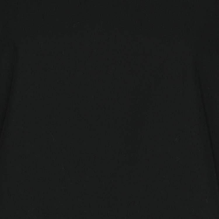Pre Owned Dries van Noten Black Cotton Crew Neck T-Shirt M