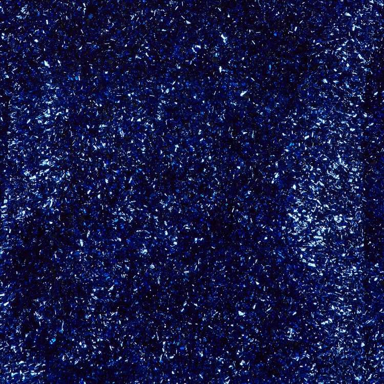 مملوكة مسبقًا Dries van Noten Blue Wool Blend & Lamé Oversized Sweater L