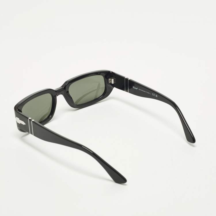 Pre Owned Persol Black MEL 3385 S Rectangle Sunglasses