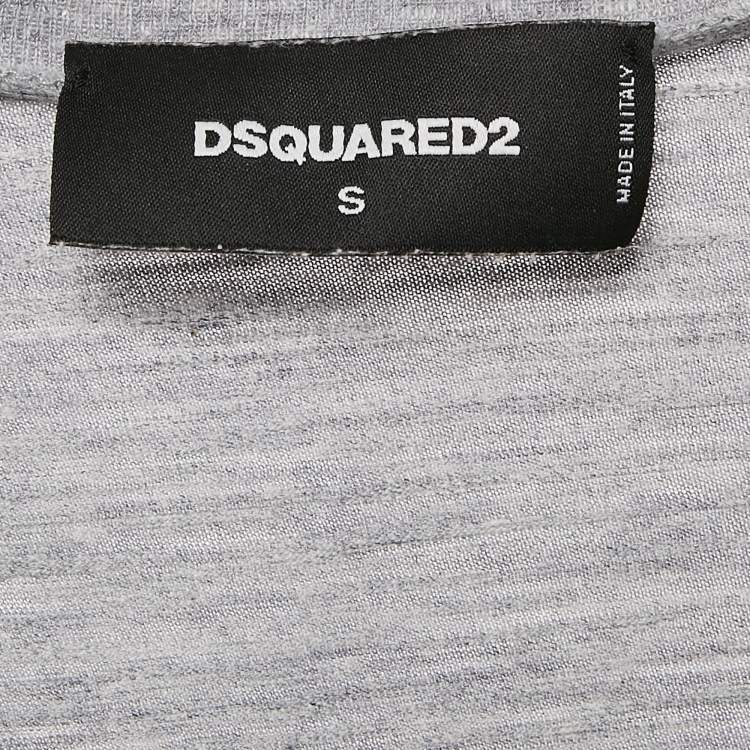 Pre Owned Dsquared2 Multicolor Anime Manga Print Cotton Crew Neck T-Shirt S