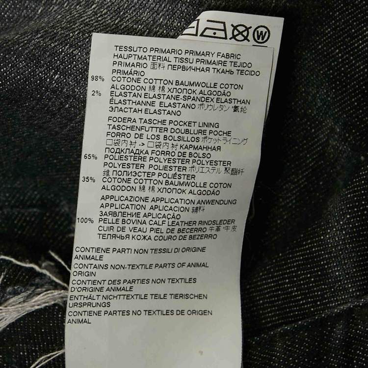 Pre Owned Dsquared2 Black Distressed Denim Dan Jeans S Waist 30"