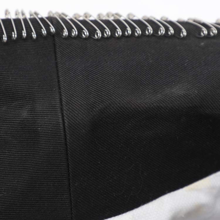 Pre Owned Dsquared2 Black Gabardine Fabric Safety Pin Collar Blazer L