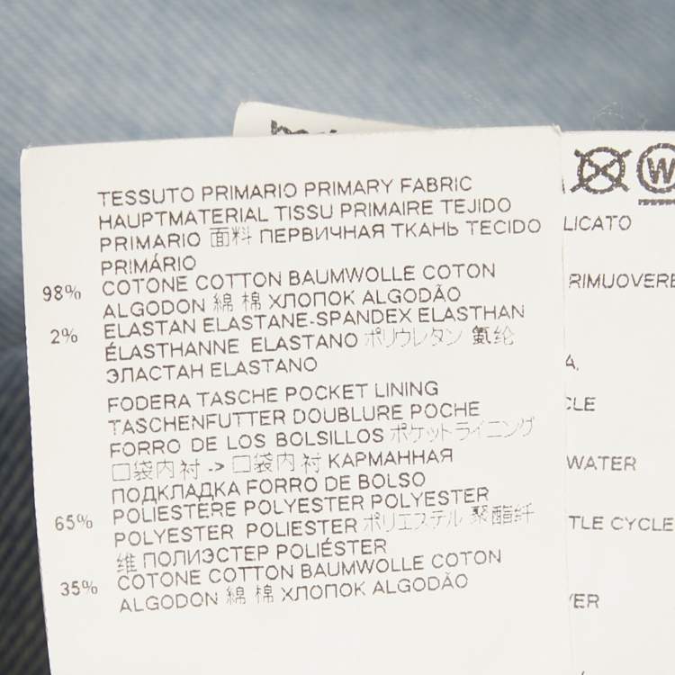 مملوكة مسبقًا Dsquared2 Blue High Waist Denim Jeans S Waist 31" 