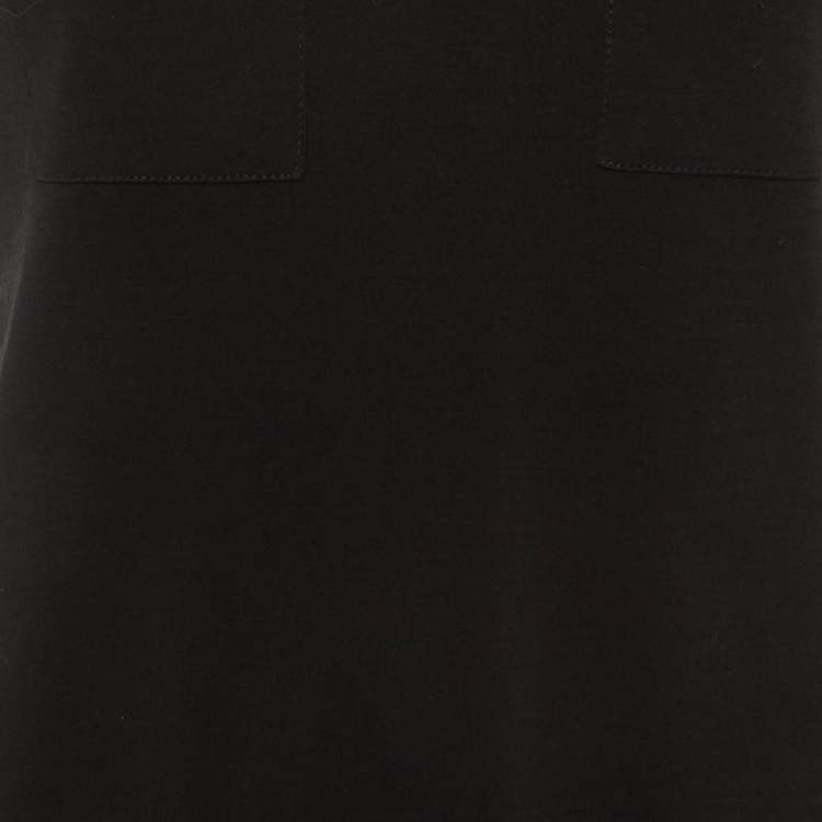 Pre Owned Dsquared2 Black Wool Bodycon Dress S