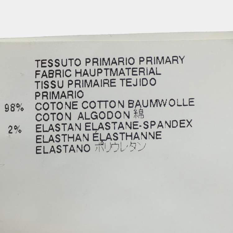 Pre Owned Dsquared2 Blue Washed Denim Chain Link Jeans M