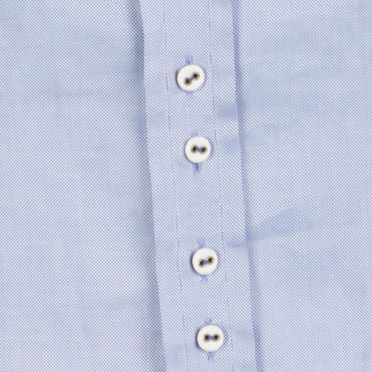 Pre Owned Dsquared2 Blue Cotton Contrast Collar and Cuff Detail Long Sleeve Shirt S