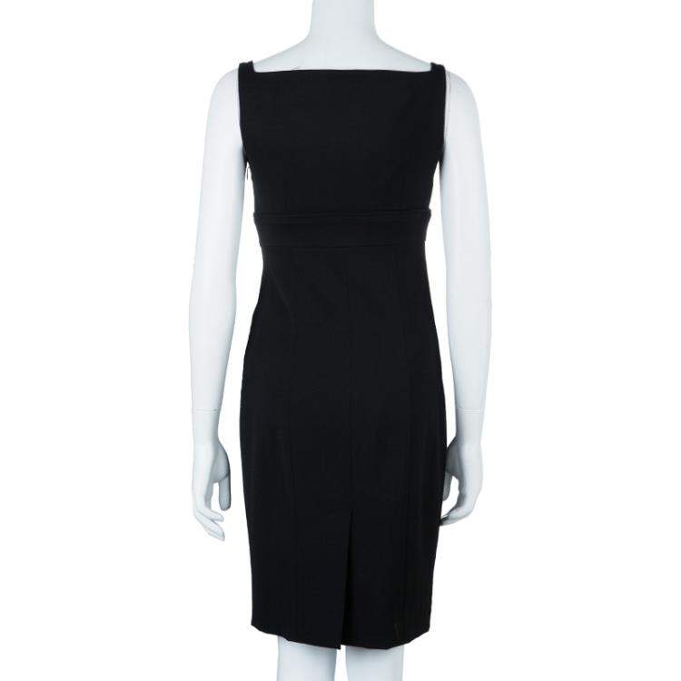 Pre Owned Dsquared2 Black Sleeveless Dress M