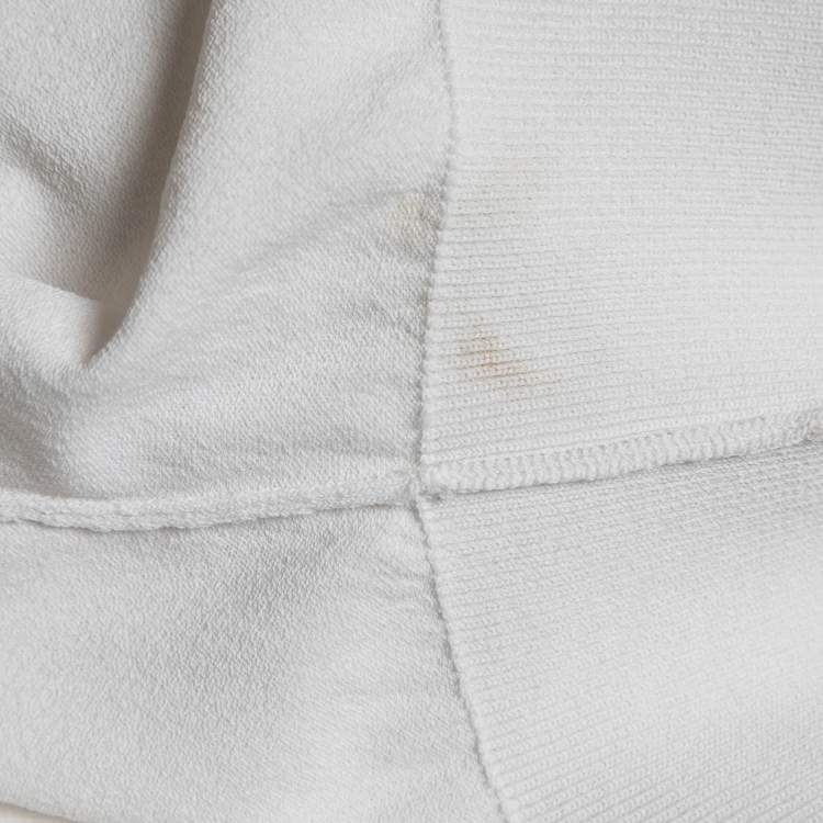Pre Owned Dsquared2 White Knit Button Front Cardigan M