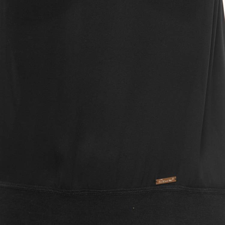 Pre Owned Dsquared2 Black Crepe Tank Top S