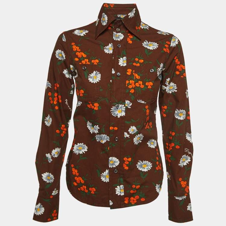 Dsquared2 shirt in printed cotton