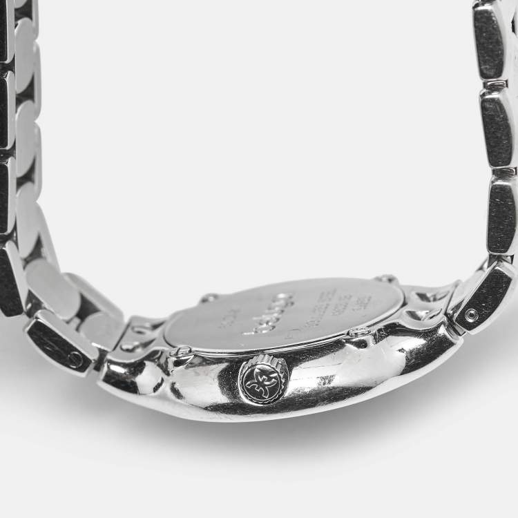 مملوكة مسبقًا Ebel Beluga E9157121 Blue Dial Stainless Steel Women's Wristwatch 27 mm